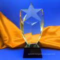 Optical Crystal Glass Trophy Awards Five Corner Column Gift